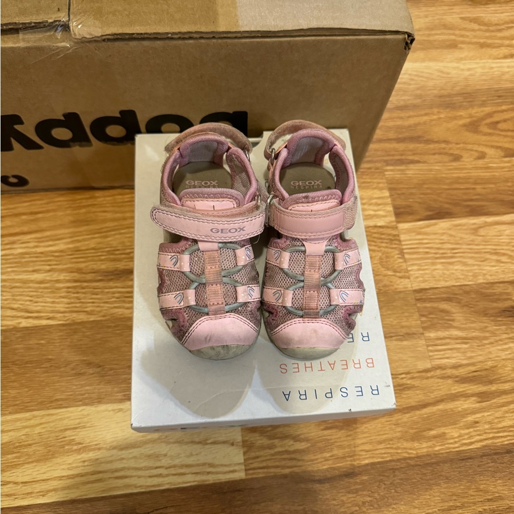 Geox Kids Pink Sandals